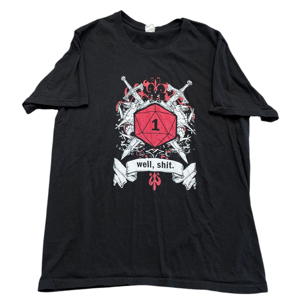 2000s Dungeons and Dragons Funny D20 T Shirt